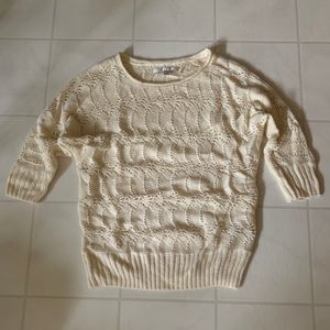 Lauren Conrad Cream Sweater